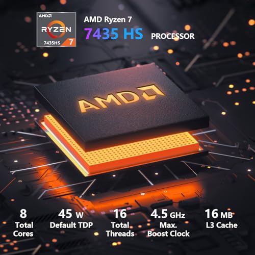 Lenovo LOQ 15 15ARP9 RTX 4050 Gaming Laptop  15 6 FHD 144Hz IPS Display  AMD Ryzen 7 7435HS  NVIDIA GeForce RTX 4050  16GB DDR5 RAM  1TB SSD  Backlit Keyboard  Wi Fi 6  Bundle with PCO Laptop Cooler