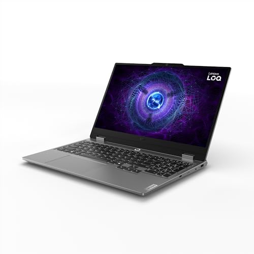 Lenovo LOQ 15 15 6 1920 x 1080 FHD 144Hz Gaming Laptop Intel Core i5 12450HX 12GB RAM DDR5 512GB SSD NVIDIA GeForce RTX 3050 6GB Luna Grey
