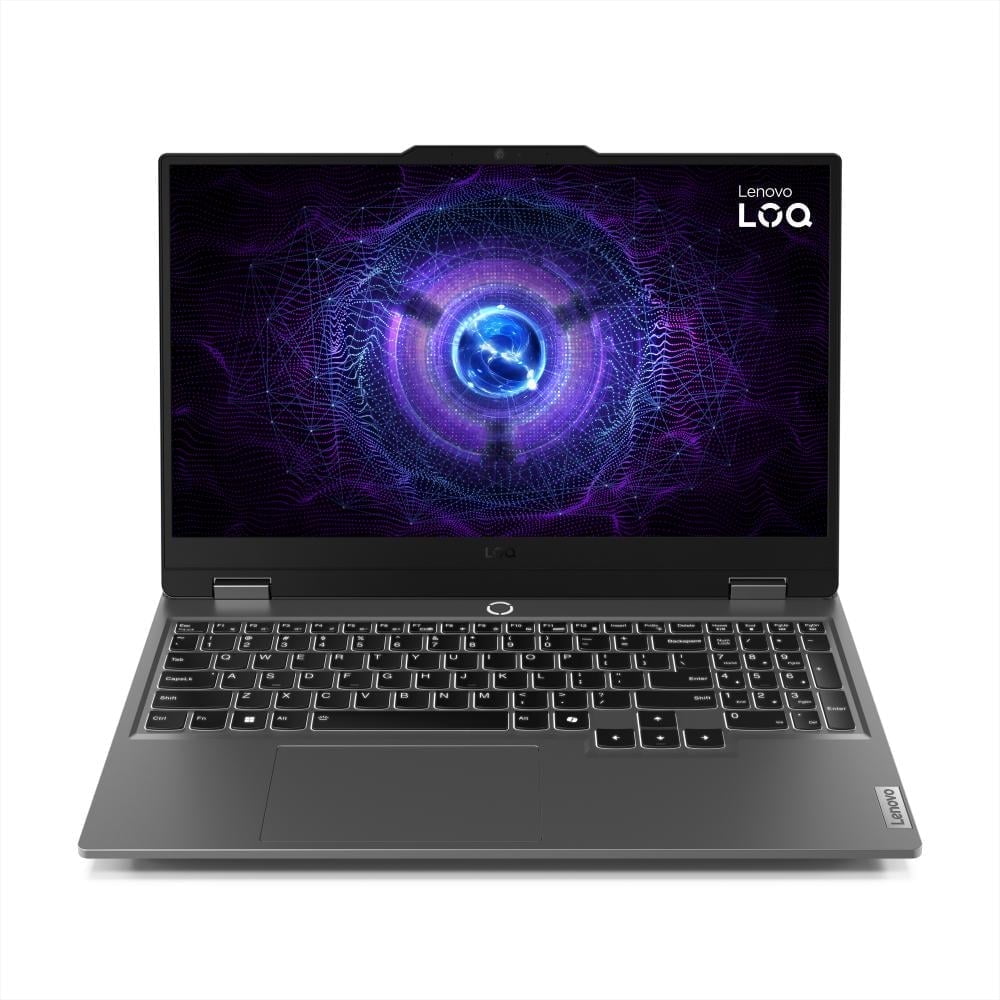 Lenovo LOQ 15 15 6" 1920 x 1080 FHD 144Hz Gaming Laptop Intel Core i5 12450HX 12GB RAM DDR5 512GB SSD NVIDIA GeForce RTX 3050 6GB Luna Grey