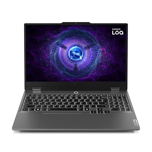 Lenovo LOQ 15 15 6 1920 x 1080 FHD 144Hz Gaming Laptop Intel Core i5 12450HX 12GB RAM DDR5 512GB SSD NVIDIA GeForce RTX 3050 6GB Luna Grey