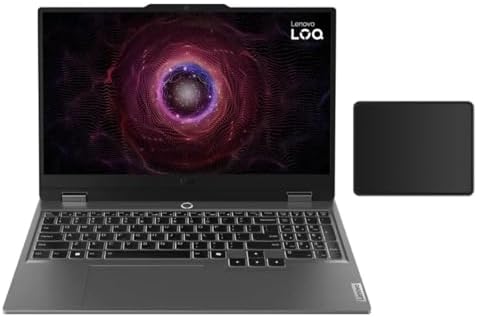 Lenovo LOQ 15 6 Full HD 144Hz Gaming Laptop   AMD Ryzen 5 7235HS Beat i5 1155G7   NVIDIA GeForce RTX 4050  Backlit  Grey  16GB RAM DDR5   512GB SSD   Windows 11 Home   Bundle with Mouse Pad