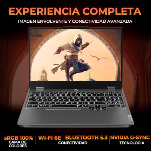 Lenovo LOQ 15 6 IPS LCD FHD 144Hz AI Powered Gaming Notebook AMD Ryzen 7 250 16GB RAM 512GB NVIDIA GeForce RTX 5060 Luna Grey
