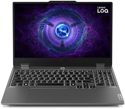 Lenovo LOQ 15 Laptop para juegos - RTX 4050 - AMD Ryzen 5 7235HS - Pantalla IPS FHD de 15.6 G-SYNC - 32GB DDR5 RAM -1TB PCIe SSD -Windows11 - Teclado retroiluminado - USB C - Computadora Gamer PC edición de video