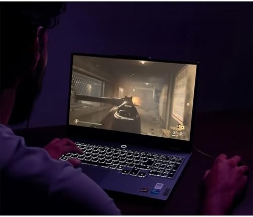 Lenovo LOQ 15 Laptop para juegos - RTX 4050 - AMD Ryzen 5 7235HS - Pantalla IPS FHD de 15.6 G-SYNC - 32GB DDR5 RAM -1TB PCIe SSD -Windows11 - Teclado retroiluminado - USB C - Computadora Gamer PC edición de video