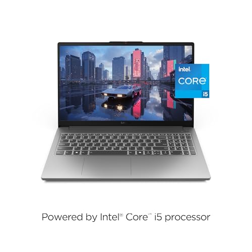 Lenovo LOQ Essential   AI Powered Student Gaming Laptop   Intel  Core i5 12450HX   15 6 FHD IPS Display   144Hz Refresh Rate   NVIDIA  GeForce RTX  4050   8GB Memory   512GB SSD Storage   Luna Grey