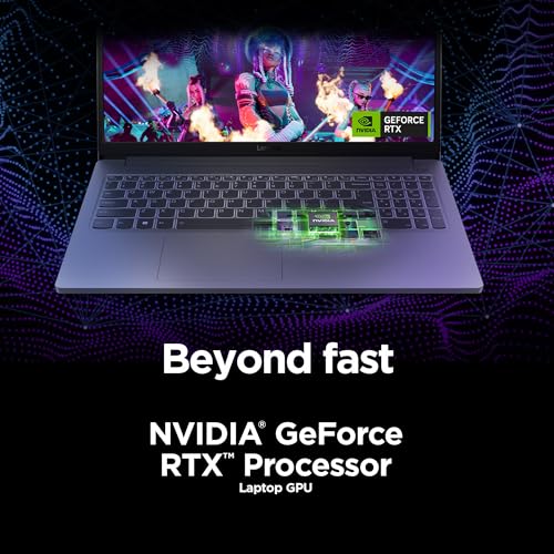 Lenovo LOQ Essential   AI Powered Student Gaming Laptop   Intel  Core i5 12450HX   15 6 FHD IPS Display   144Hz Refresh Rate   NVIDIA  GeForce RTX  4050   8GB Memory   512GB SSD Storage   Luna Grey