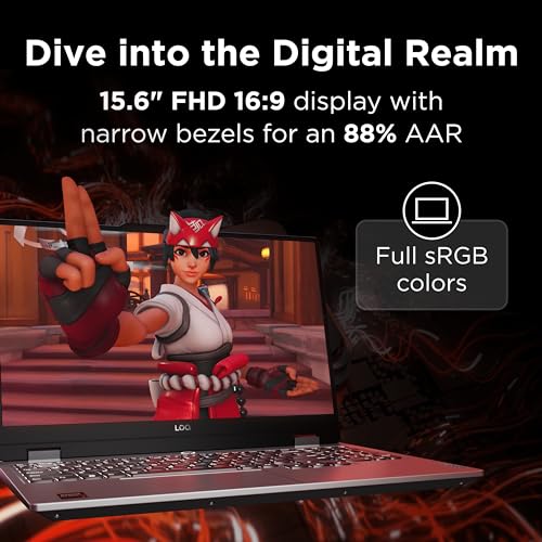 Lenovo LOQ Gaming Laptop NVIDIA GeForce RTX 4050 6GB 15 6 FHD Display AMD Ryzen 7 8845HS 16GB RAM 512GB SSD Windows 11 Home Luna Grey