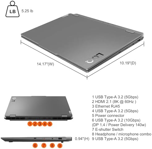 Lenovo LOQ Gaming Laptop 15 6 FHD IPS 144Hz  100  sRGB  G SYNC  Intel 10 core i5 13450HX 16GB RAM 512GB SSD GeForce RTX 5050 DLSS4  440 AI Tops  Backlit Nahimic 5MP Privacy Camera Win11 ICP Hub