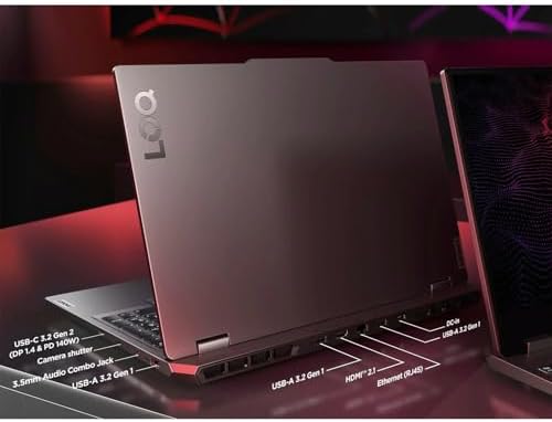 Lenovo LOQ Gaming Laptop 15 6 FHD  1920x1080  AMD Ryzen 5 7235HS  NVIDIA GeForce RTX 3050 6GB  12GB RAM  512GB SSD  Windows 11  Backlit Keyboard  Luna Grey