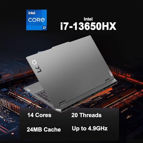 Lenovo LOQ Gaming Laptop 15 6 FHD IPS 144Hz  100  sRGB  G SYNC  Intel 14 core i7 13650HX 16GB RAM 512GB SSD GeForce RTX 5060 DLSS4  440 AI Tops  Backlit Nahimic 5MP Privacy Camera Win11 ICP Hub