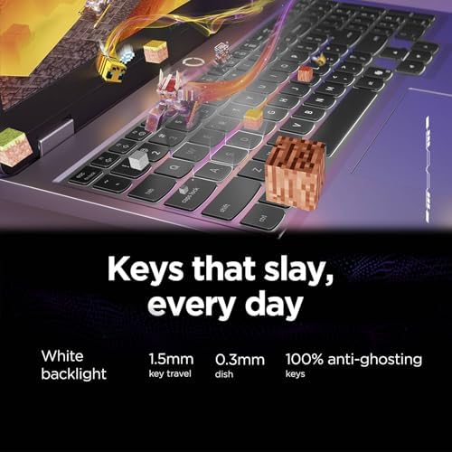 Lenovo LOQ Gaming Laptop  15 6 FHD 144Hz Display  AMD Ryzen 7 250  NVIDIA GeForce RTX 5060  16GB RAM  512GB SSD  Wi Fi 6  Backlit Keyboard  Win 11 Home  Luna Grey  w/Mytrix Accessory Lifetime Office