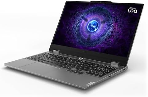 Lenovo LOQ Gaming Laptop  15 6 FHD 144Hz Display  AMD Ryzen 5 7235HS Processor  GeForce RTX 4050  32GB DDR5  1TB SSD  Wi Fi 6  Ethernet  USB C  HDMI  Backlit Keyboard  Windows 11 Home