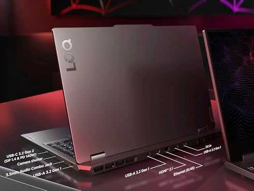 Lenovo LOQ Gaming Laptop  15 6 FHD 144Hz Display  AMD Ryzen 5 7235HS Processor  GeForce RTX 4050  32GB DDR5  1TB SSD  Wi Fi 6  Ethernet  USB C  HDMI  Backlit Keyboard  Windows 11 Home