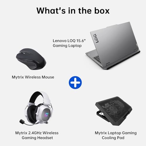Lenovo LOQ RTX 5060 Gaming Laptop  15 6 FHD 144Hz NVIDIA G Sync Display  AMD Ryzen 7 250  NVIDIA GeForce RTX 5060  32GB DDR5 RAM  1TB SSD  5MP Privacy Camera  Ethernet  RJ45   Backlit KB  Win 11 Home