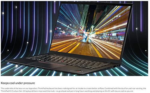 Lenovo Latest ThinkPad X1 Carbon Gen 10  Intel i7 1260P  12 Cores   14 FHD IPS  Anti Glare  16GB DDR5  512 GB SSD  Fingerprint Reader  1080p Camera  Win 11 Pro  Authorized Reseller 