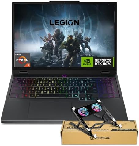 Lenovo Legion 5 15AHP10 RTX 5060 - Laptop para juegos, 15.1 OLED WQXGA (2560 x 1600) 165Hz, AMD Ryzen 7 260 (Beats Intel i7-14700), NVIDIA RTX 5060, 32 GB DDR5 RAM, SSD de 1 TB, Wi-Fi 7, paquete de
