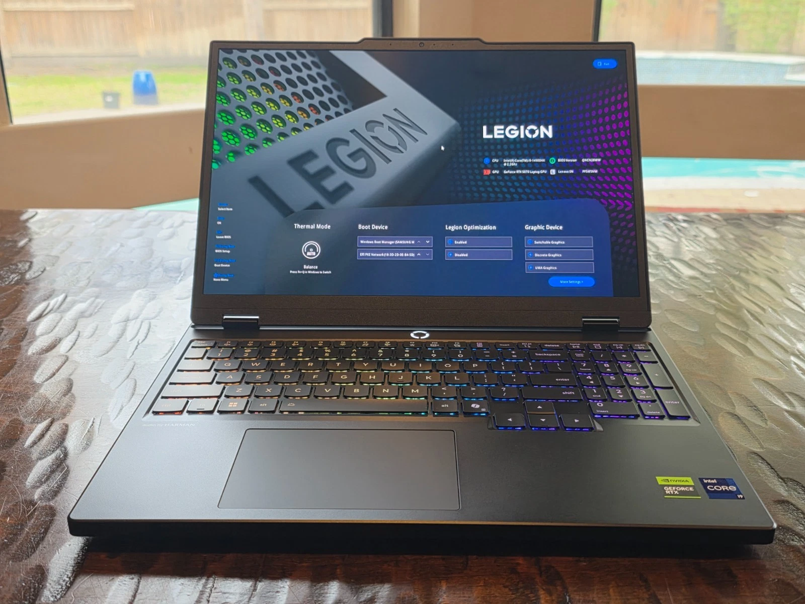 Lenovo Legion 5i   15 1" QHD  OLED 165Hz  i9 14900HX  RTX 5070  32GB RAM  1TB