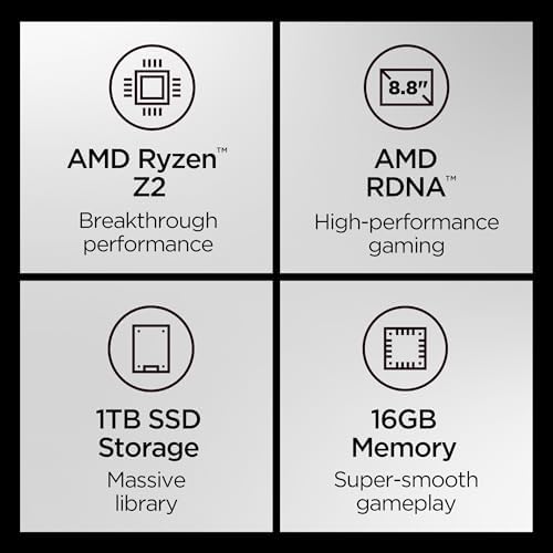 Lenovo Legion Go 2   Mobile Gaming Console   AMD Ryzen Z2 CPU   8 8 WQXGA PureSight OLED Display   144Hz   Integrated AMD Radeon  Graphics   16GB Memory   1TB Storage   Fingerprint Reader