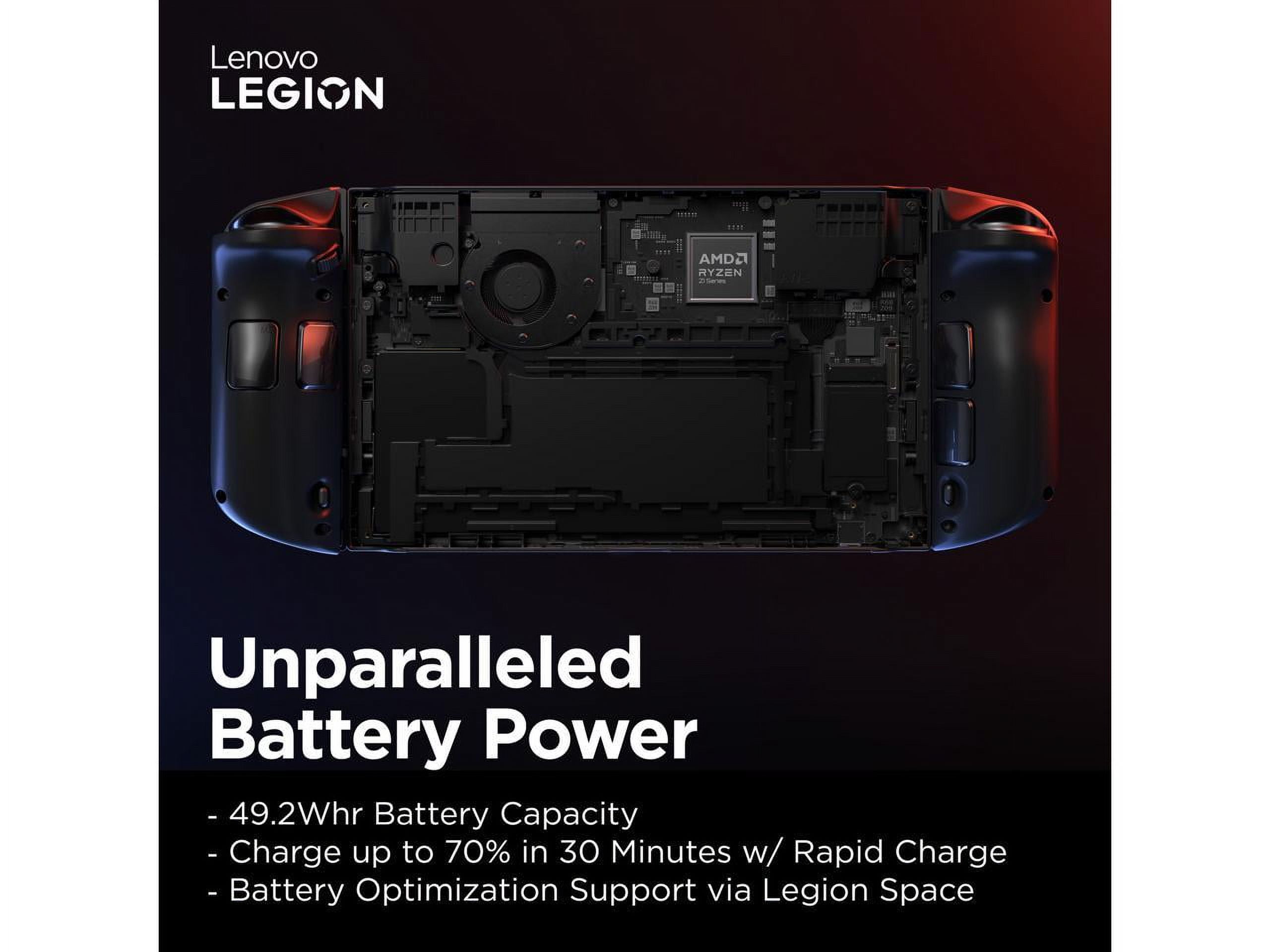 Lenovo Legion Go Handheld Touchscreen Gaming PC   Shadow Black  AMD Ryzen Z1 Extreme 16GB RAM 512GB SSD 