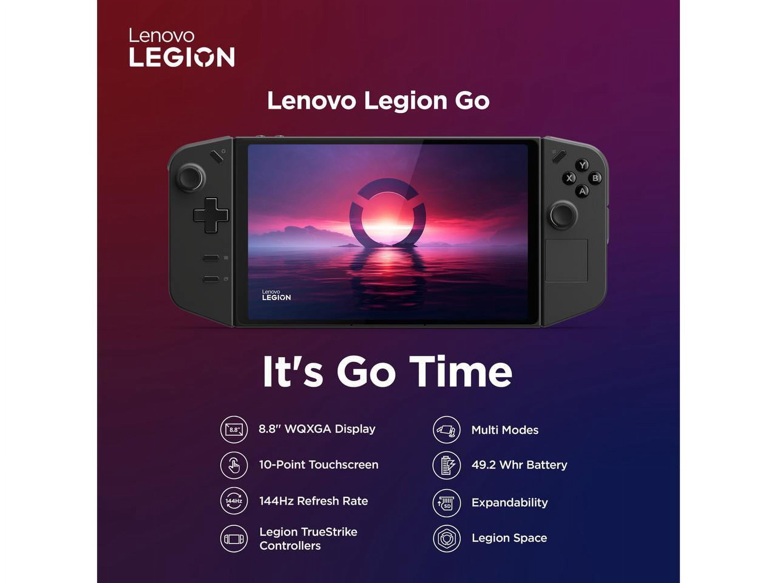 Lenovo Legion Go Handheld Touchscreen Gaming PC   Shadow Black  AMD Ryzen Z1 Extreme 16GB RAM 512GB SSD