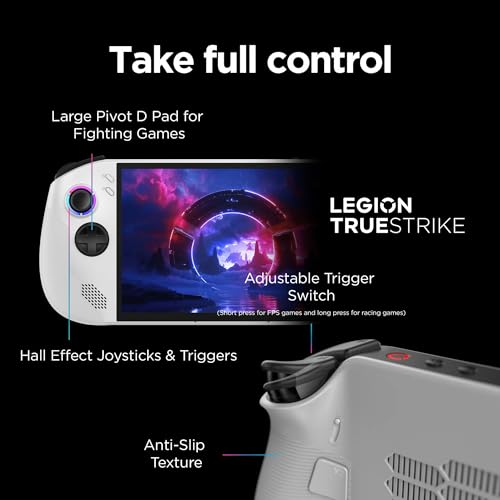 Lenovo Legion Go S 8 120Hz Gaming Handheld PC  2k Touchscreen  AMD Ryzen Z2 Go  32GB RAM  2TB SSD  Radeon GPU  Mobile Gaming Console  RGB TrueStrike Controllers  Ultimate Cooling  Wi Fi  Win 11 Home