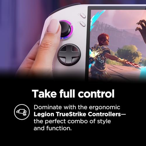 Lenovo Legion Go S   2025   Mobile Gaming Console   AMD Radeon graphics   8 PureSight IPS Display   120Hz   AMD Ryzen  Z2 Go   16GB Memory   512GB Storage   Glacier White   Free PC Game Pass