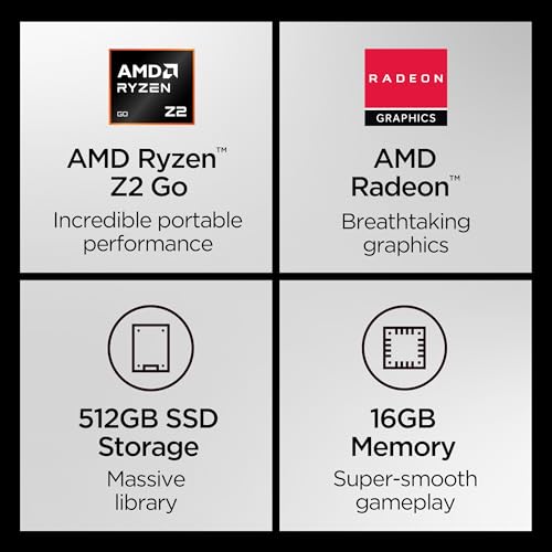 Lenovo Legion Go S   2025   Mobile Gaming Console   AMD Radeon graphics   8 PureSight IPS Display   120Hz   AMD Ryzen  Z2 Go   16GB Memory   512GB Storage   Glacier White   Free PC Game Pass