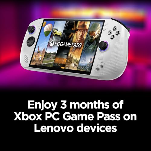 Lenovo Legion Go S   2025   Mobile Gaming Console   AMD Radeon graphics   8 PureSight IPS Display   120Hz   AMD Ryzen  Z2 Go   16GB Memory   512GB Storage   Glacier White   Free PC Game Pass