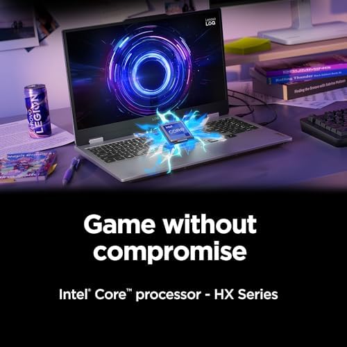 Lenovo Legion LOQ AI Powered Gaming Laptop   Intel Core i7 13650HX   15 6 FHD IPS Display  144Hz   GeForce RTX 5050 16GB Memory   1TB Storage   G Sync   Luna Grey
