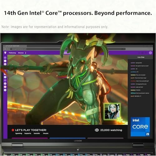 Lenovo Legion Pro 5i Gaming Laptop  16 WQXGA  24 Core i9 14900HX Processor  GeForce RTX 4060  32GB DDR5  1TB SSD  Backlit KB  Win 11 Pro  w/cefesfy Accessories