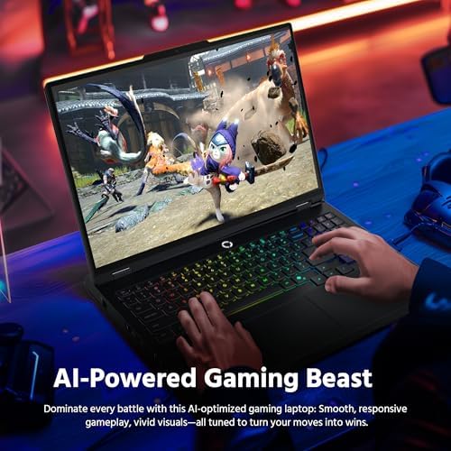 Lenovo Legion Pro 5i 16 WQXGA 165Hz OLED AI Powered Gaming Laptop  Intel 20 Core Ultra7 255HX  GeForce RTX 5070 8GB GDDR7  16GB RAM  1TB PCIe SSD  Backlit  Win 11 Pro  Black  1TB Docking Station
