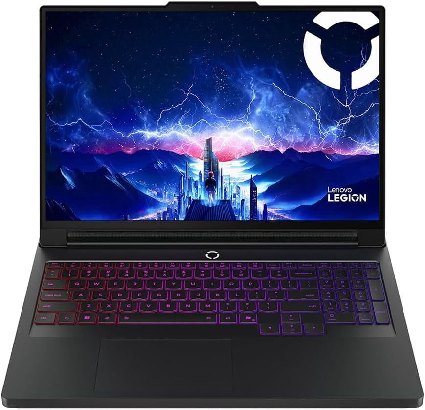 Lenovo Legion Pro 7 16IAX10H OLED 16" Gaming Laptop Computer Intel Core Ultra 9 275HX 2 1GHz Processor; NVIDIA GeForce RTX 5070 Ti 12GB GDDR7; 32GB DDR5 6400 RAM; 2x 1TB Solid State Dr