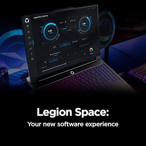 Lenovo Legion Pro 7i   Gaming Laptop   Intel  Core  Ultra 9 275HX   16 2 5K WQXGA OLED Display   240Hz Refresh Rate   GeForce RTX  5070 Ti GPU   32 GB Memory   1 TB Storage   3 Month PC GamePass