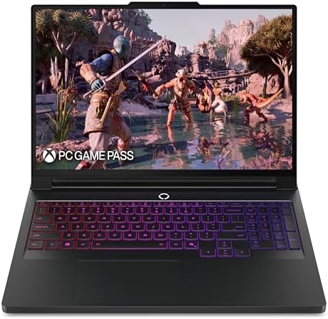 Lenovo Legion Pro 7i   AI Powered Gaming Laptop   Intel  Core Ultra 7 255HX   16 WQXGA PureSight OLED Display   240Hz   NVIDIA  GeForce RTX  5070 Ti   32GB Memory   2TB Storage   PC GamePass