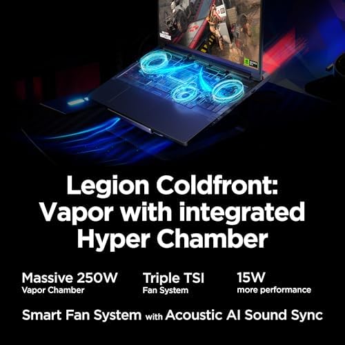 Lenovo Legion Pro 7i   AI Powered Gaming Laptop   Intel  Core Ultra 7 255HX   16 WQXGA PureSight OLED Display   240Hz   NVIDIA  GeForce RTX  5070 Ti   32GB Memory   2TB Storage   PC GamePass