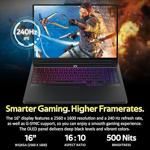 Lenovo Legion Pro 7i AI 16 WQXGA OLED 240Hz Gaming Laptop  Intel Ultra 9 275HX  GeForce RTX 5090 24GB  32GB DDR5  3TB Storage  2TB SSD 1TB Docking Station   Backlit Keyboard  Wi Fi 7  Win 11  Black