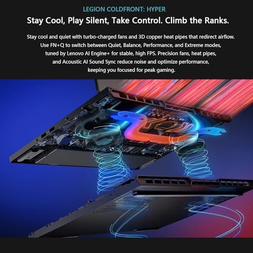 Lenovo Legion Slim 5 Laptop  Ryzen 7 8845HS  RTX 4060  16GB DDR5  512GB SSD  16 QHD  165Hz IPS Display