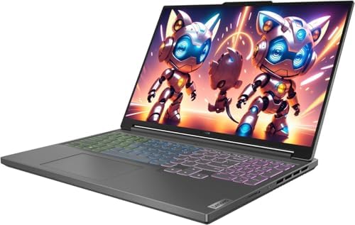 Lenovo Legion Slim 5 Laptop  Ryzen 7 8845HS  RTX 4060  16GB DDR5  512GB SSD  16 QHD  165Hz IPS Display