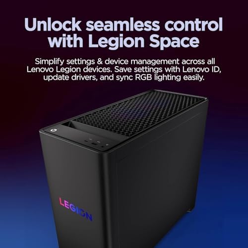 Lenovo Legion Tower 5i Gen 10 Gaming Desktop PC  Intel Core Ultra 7 265F  NVIDIA GeForce RTX 5070 16GB GDDR7  32 GB DDR5 5600MHz  1 TB SSD  Windows 11 Pro  3 Months of PC GamePass  Accessories
