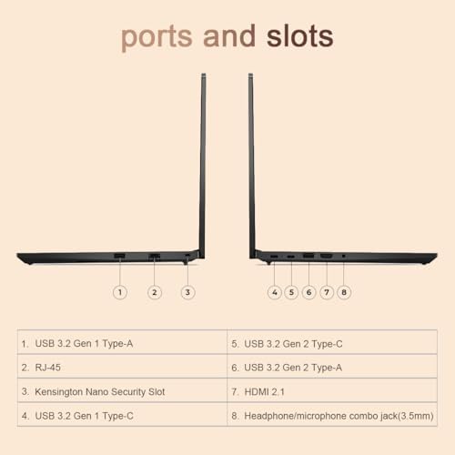 Lenovo ThinkPad E14 Gen 6 Business Laptop  14 FHD  Anti Glare  AMD Ryzen 5 7535U  16GB DDR5  512GB SSD  6 Core  > Intel i7 1355U    1080p Webcam  Win 11 Pro  Renewed 