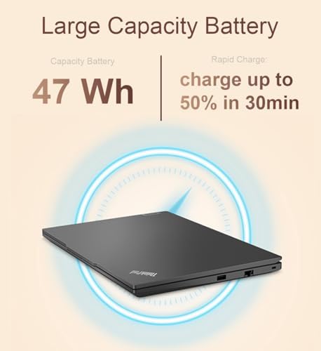 Lenovo ThinkPad E14 Gen 6 Business Laptop  14 FHD  Anti Glare  AMD Ryzen 5 7535U  16GB DDR5  512GB SSD  6 Core  > Intel i7 1355U    1080p Webcam  Win 11 Pro  Renewed 