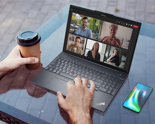 Lenovo ThinkPad E16 Gen 2 Computadora portátil empresarial, AMD 8-Core Ryzen 7 7735HS (Beat i7-1355U), 32GB DDR5 RAM, 1TB PCIe SSD, 16" FHD+, WiFi 6E, KB retroiluminado, lector de huellas dactilares