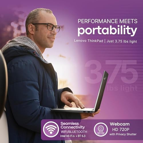 Lenovo ThinkPad E16 Gen 2 Business Laptop Computer  AMD 8 Core Ryzen 7 7735HS  Beat i7 1355U   32GB DDR5 RAM  1TB PCIe SSD  16 FHD   WiFi 6  Backlit KB  Fingerprint Reader  Windows 11 Pro  Vent Hear