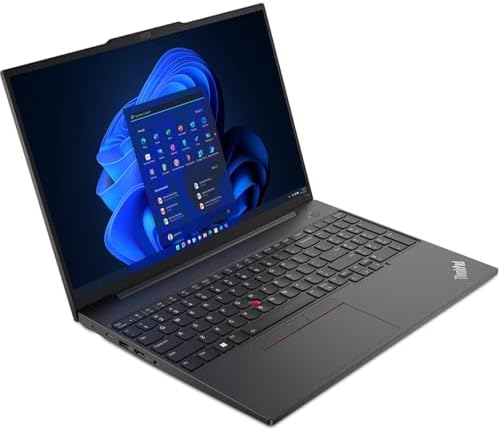 Lenovo ThinkPad E16 Gen 1 21JN003YUS 16 Notebook   WUXGA   1920 x 1200   Intel Core i5 13th Gen i5 1335U Deca core  10 Core  1 30 GHz   16 GB Total RAM   8 GB On Board Memory   256 GB SSD   Graphite