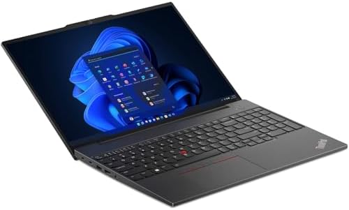 Lenovo ThinkPad E16 Gen 1 21JN003YUS 16 Notebook   WUXGA   1920 x 1200   Intel Core i5 13th Gen i5 1335U Deca core  10 Core  1 30 GHz   16 GB Total RAM   8 GB On Board Memory   256 GB SSD   Graphite