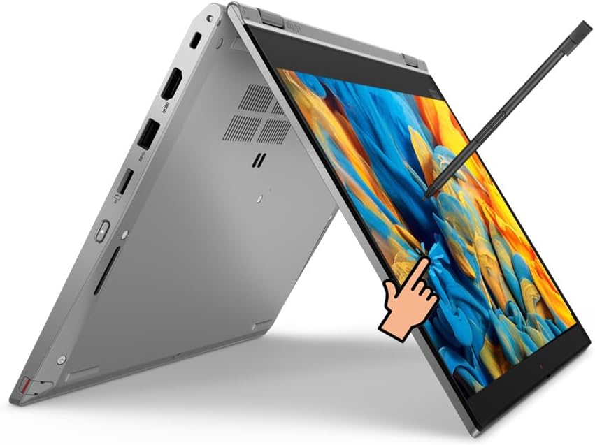 Lenovo ThinkPad L13 Yoga 2 in 1 Touchscreen Laptop  Intel Core i5 10210  512GB SSD  8GB RAM  HDMI  FHD  1920 1080  Computer  Windows 11 Pro  Renewed 