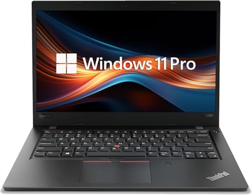 Lenovo ThinkPad L380 13 3 Business Laptop  Intel Core i5 8350U to 3 6 GHz  16 GB DDR4 RAM  256 GB SSD  HDMI  USB 3 1  Windows 11 Pro  Renewed 