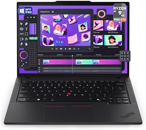 Lenovo ThinkPad P14s Gen 6 Mobile Workstation  AMD Ryzen AI 9 HX PRO 370  96 GB DDR5 RAM  2 TB PCIe SSD  14 WUXGA  1920x1200  IPS Display  AMD Radeon 890M  Backlit Keyboard  W11 Pro  Black