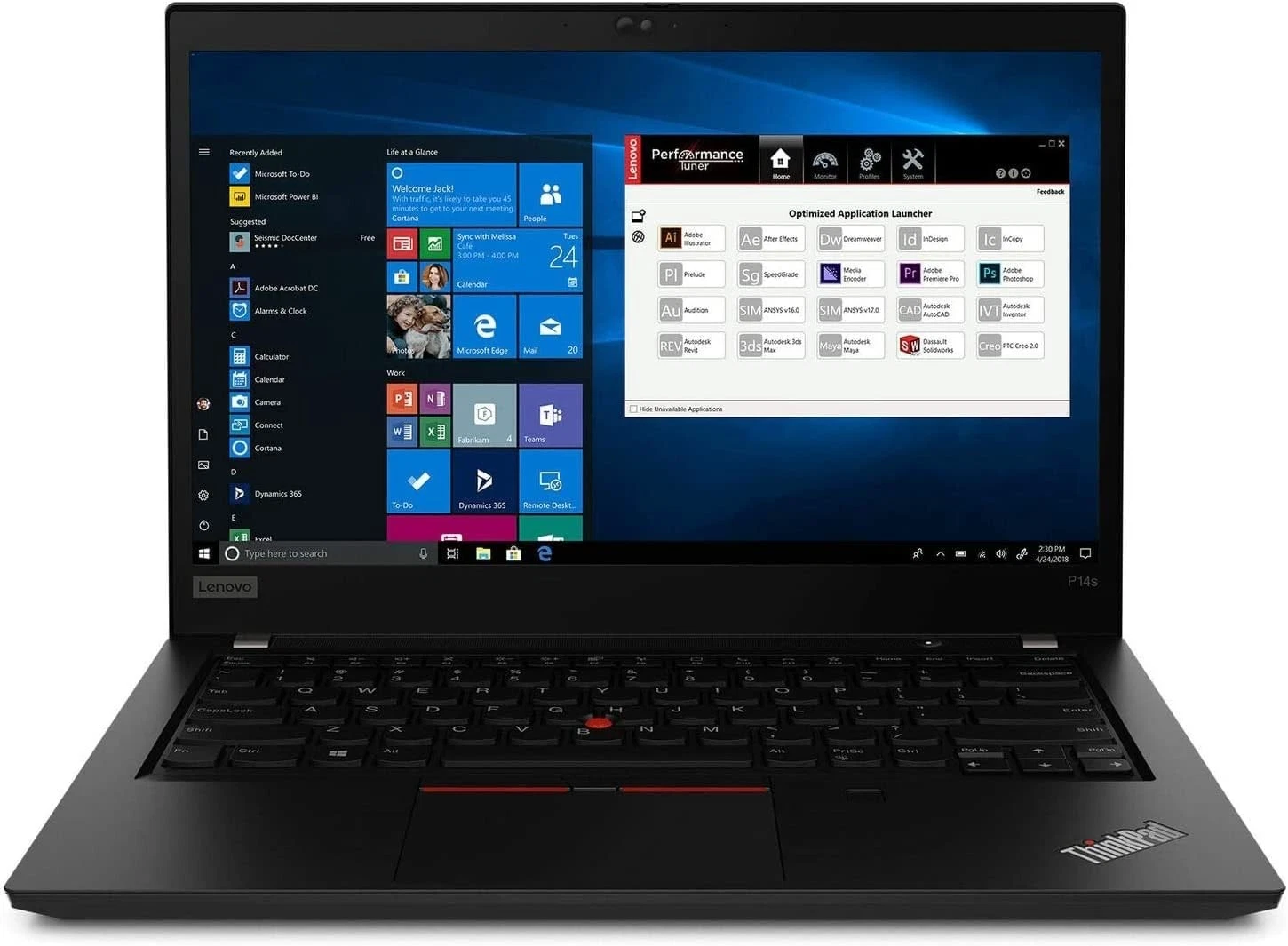 Lenovo ThinkPad P14s Gen 2 14" Touchscreen i7 1185G7 32GB/512GB Quadro T500