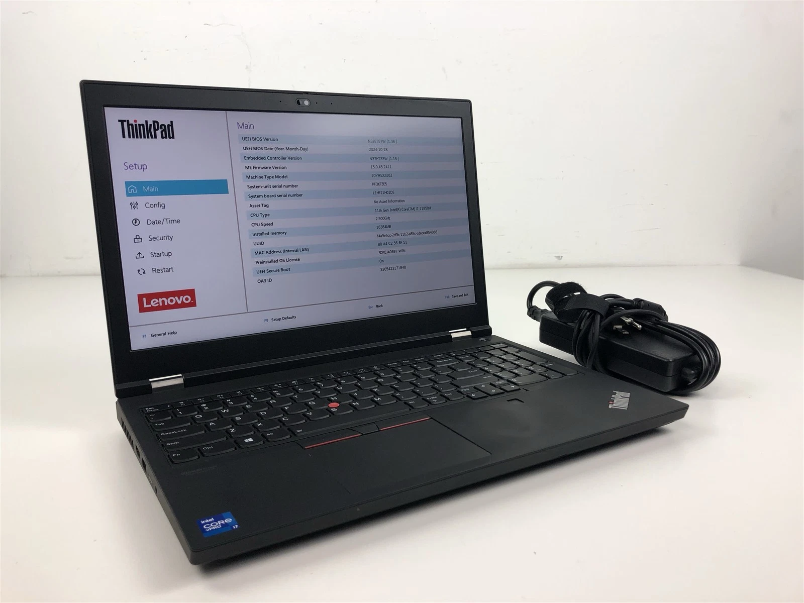 Lenovo ThinkPad P15 Gen 2  i7 11850H 2 5GHz   16GB   512GB   RTX A2000  MINT 
